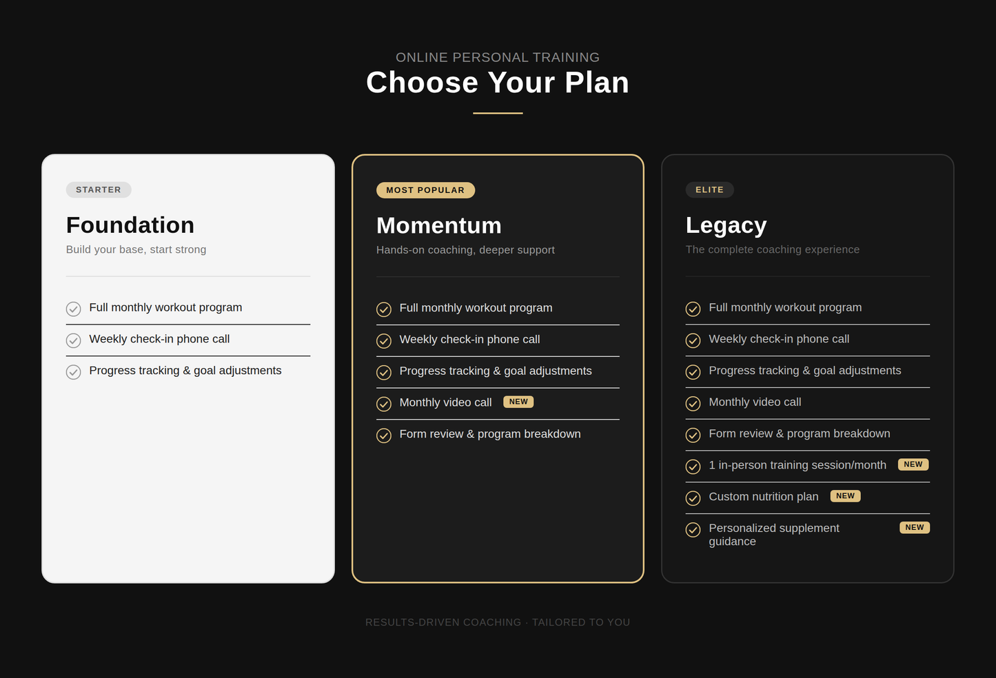 Legacy Plan